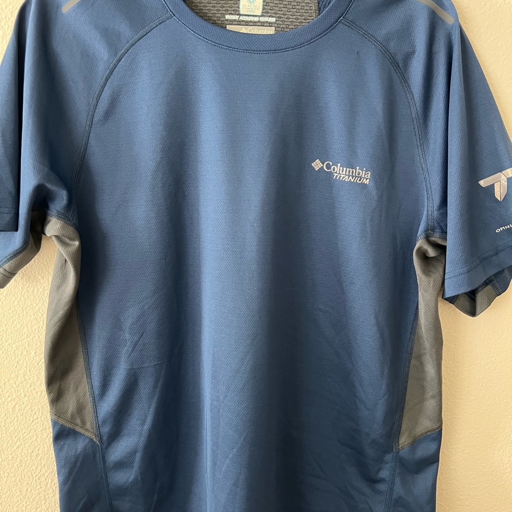 Columbia Blue and Gray Short Sleeve Tees